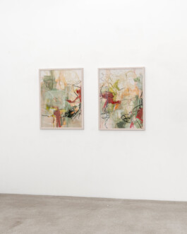  atelier julia wertz malerei im raum collage leinwand papier zeichnung niederntudorf salzkotten paderborn