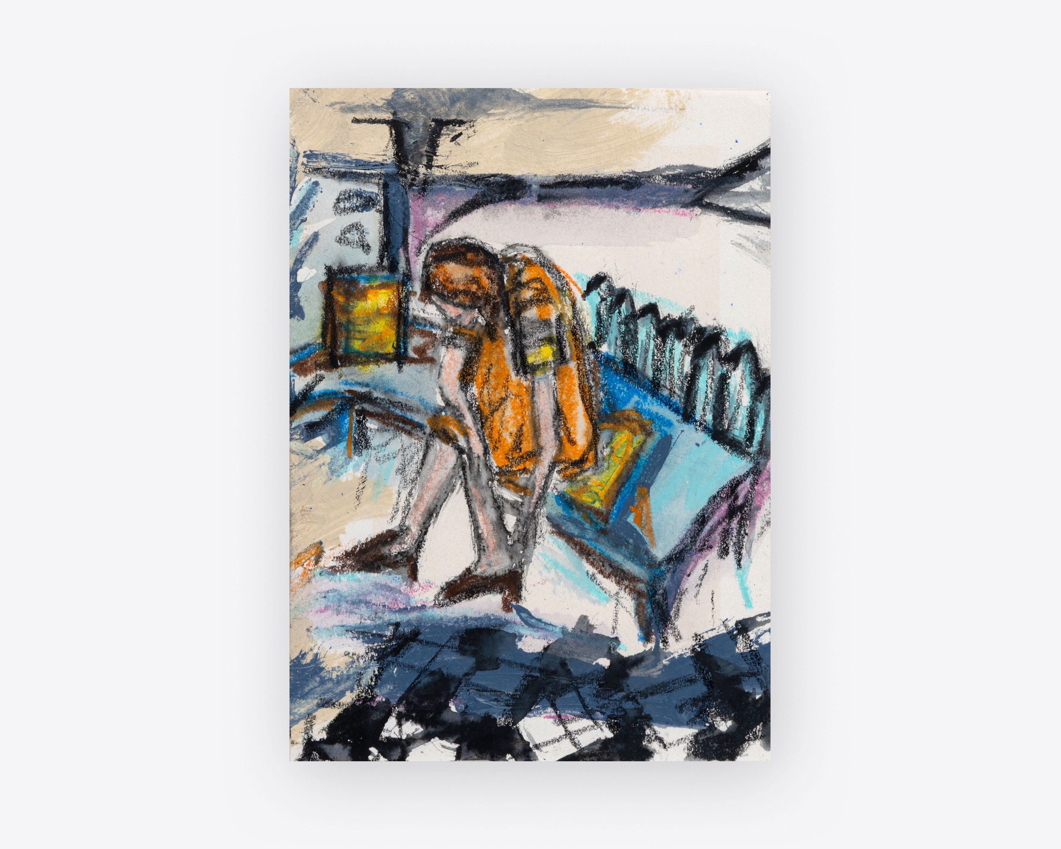  atelier julia wertz malerei im raum collage leinwand papier zeichnung niederntudorf salzkotten paderborn