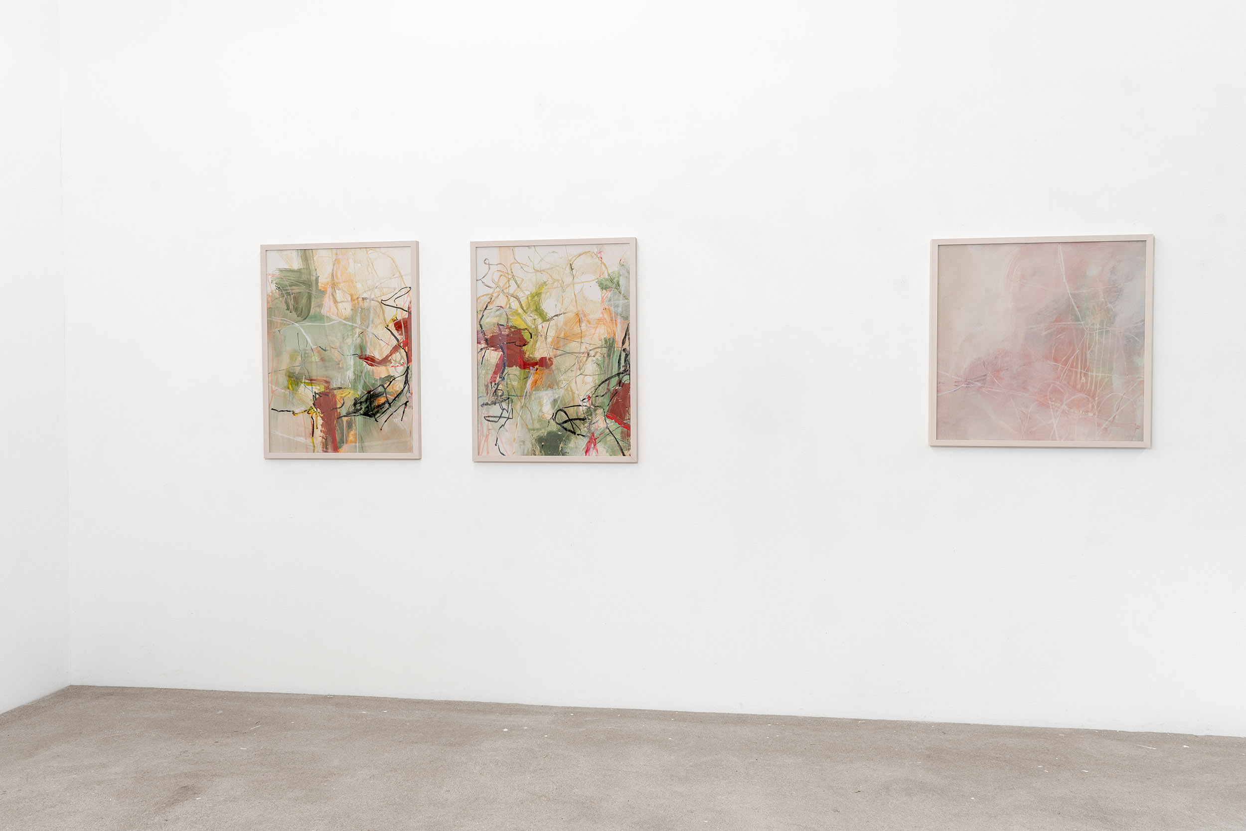  atelier julia wertz malerei im raum collage leinwand papier zeichnung niederntudorf salzkotten paderborn