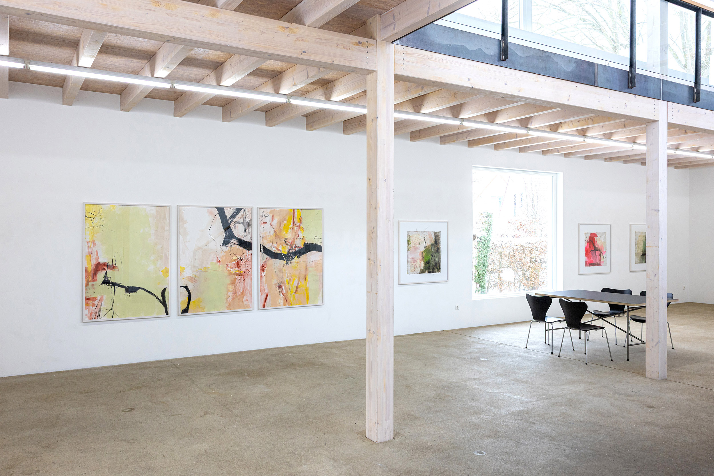  atelier julia wertz malerei im raum collage leinwand papier zeichnung niederntudorf salzkotten paderborn