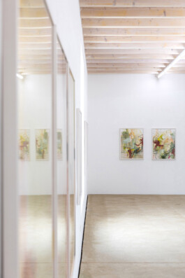  atelier julia wertz malerei im raum collage leinwand papier zeichnung niederntudorf salzkotten paderborn